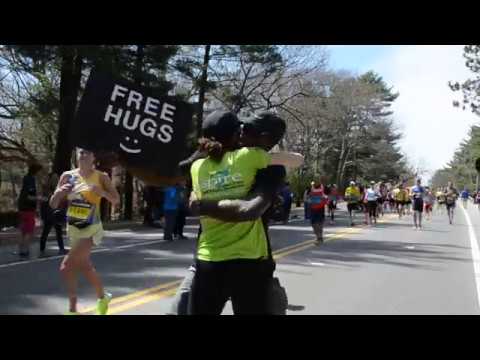 free hugs day First Ever Free Hugs Project Video - Boston Marathon 2014
