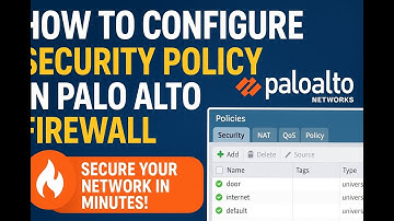 Palo Alto Firewall: Configure Security Policies Like a Pro (Step-by-Step) #trending #shorts #short