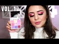 ABH NORVINA MINI PRO PIGMENT PALETTE VOL 1 TUTORIAL | SHEILA SHIMMERS