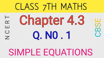 Q 1, Ex 4.4 -  Simple Equations - Chapter 4 - Maths Class 7th - NCERT CBSE