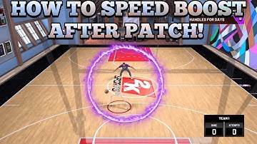 *NEW* HOW TO SPEED BOOST AFTER PATCH IN NBA 2K22!!
