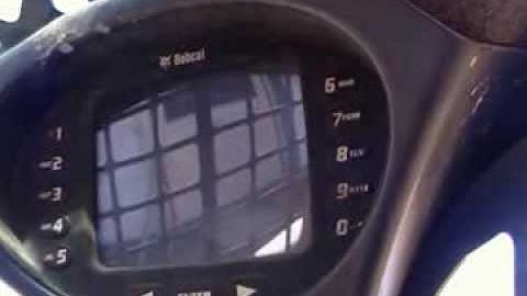 How to start / troubleshoot a Keyless Start Bobcat Skid Loader Skid Steer