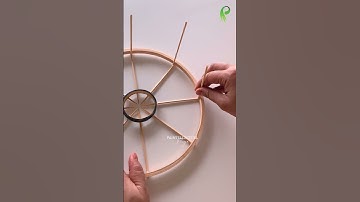Epic DIY 3D Wheel with Sticks 😱 🎡 #shorts