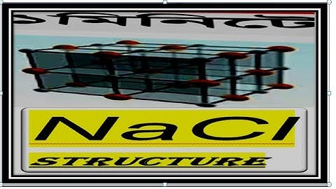 How to draw NaCl structure