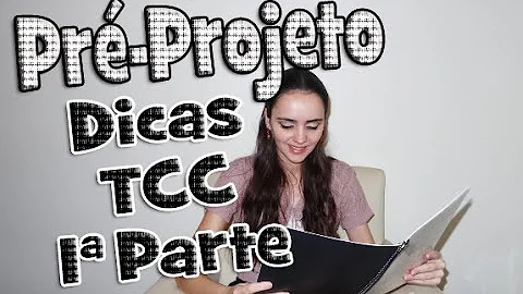 Como começar um pré projeto de TCC?