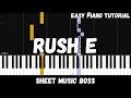 Rush e easy piano tutorial