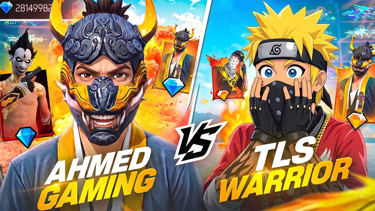 AHMED GAMING VS TLS WARRIOR V Badge ID 😱 (mistake) 💔  - Garena Free Fire