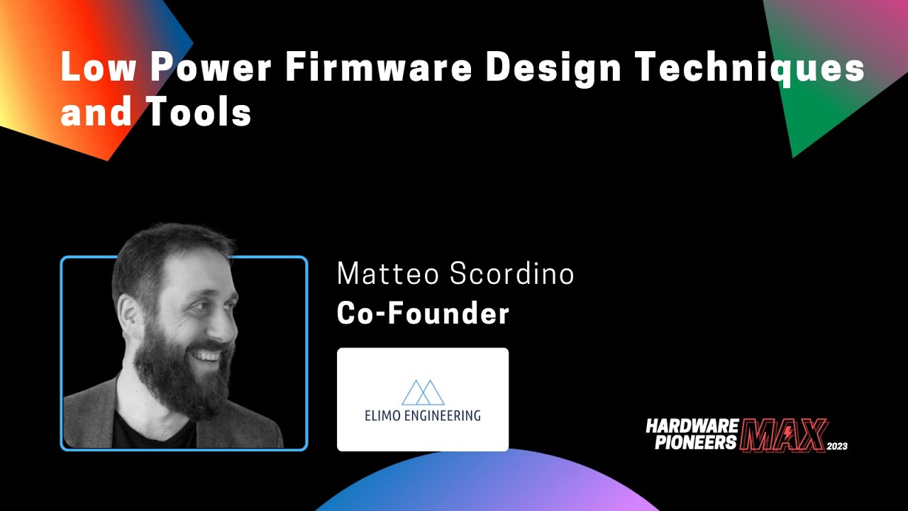 Low Power Firmware Design Techniques and Tools - Elimo Engineering