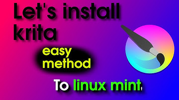 how to krita install on linux mint