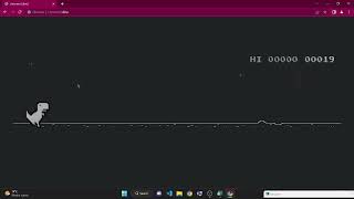 How a Programmer Plays Google Chrome’s T rex Game!!