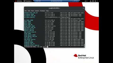 Red Hat Enterprise Linux Register and Yum Update