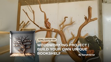 Easily Installing Tree Bookshelf In Minutes | Build Unique Bookcase For Your Home |Best Shelves 2025