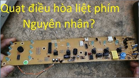 Quạt điều hòa liệt phím: Nguyên nhân?