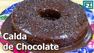 Calda de chocolate (ganache)