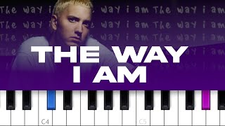 Eminem - The Way I Am (piano tutorial) Eminem - The Way I Am (piano tutorial)