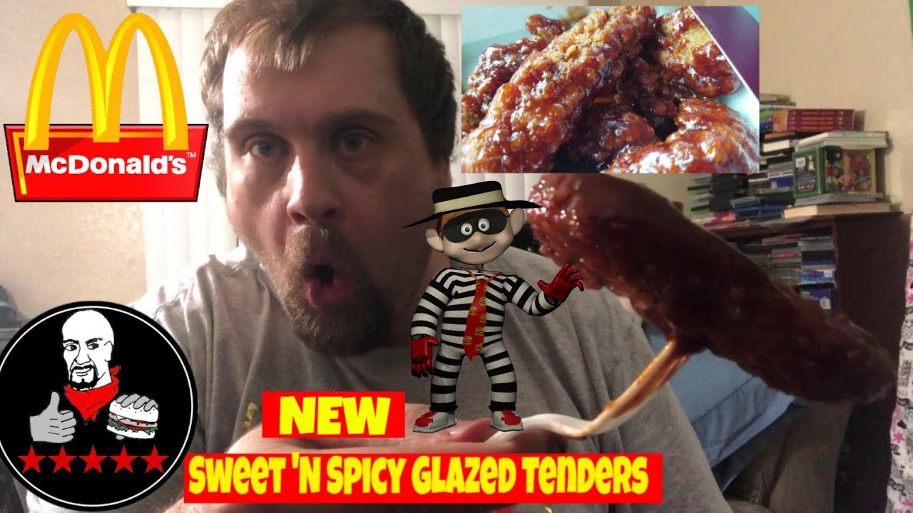 McDonald’s NEW Sweet N’ Smokey BBQ Glazed Chicken Tenders REVIEW YouTube