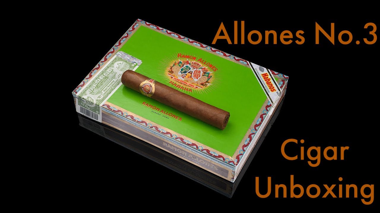 Cuban Ramon Allones No. 3 Cigar Unboxing Habanos S.A. - YouTube
