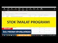 STOK İMALAT TAKİP PROGRAMI