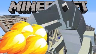 Minecraft | I AM GODZILLA! | Godzilla Custom Command Map 1.8