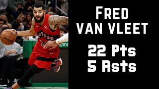 Fred VanVleet Highlights vs. Boston Celtics | 22 Pts, 5 Asts | 2021 NBA Preseason