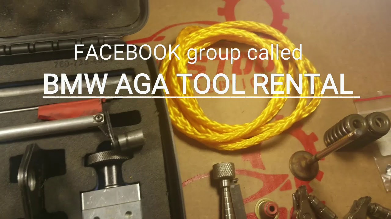 Bmw aga tool rental YouTube