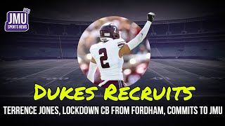 From Fordham to JMU: JMU Football Transfer Terrence Jones Breaks Down His Process
