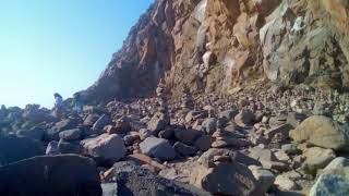 rock piles at Morro rock