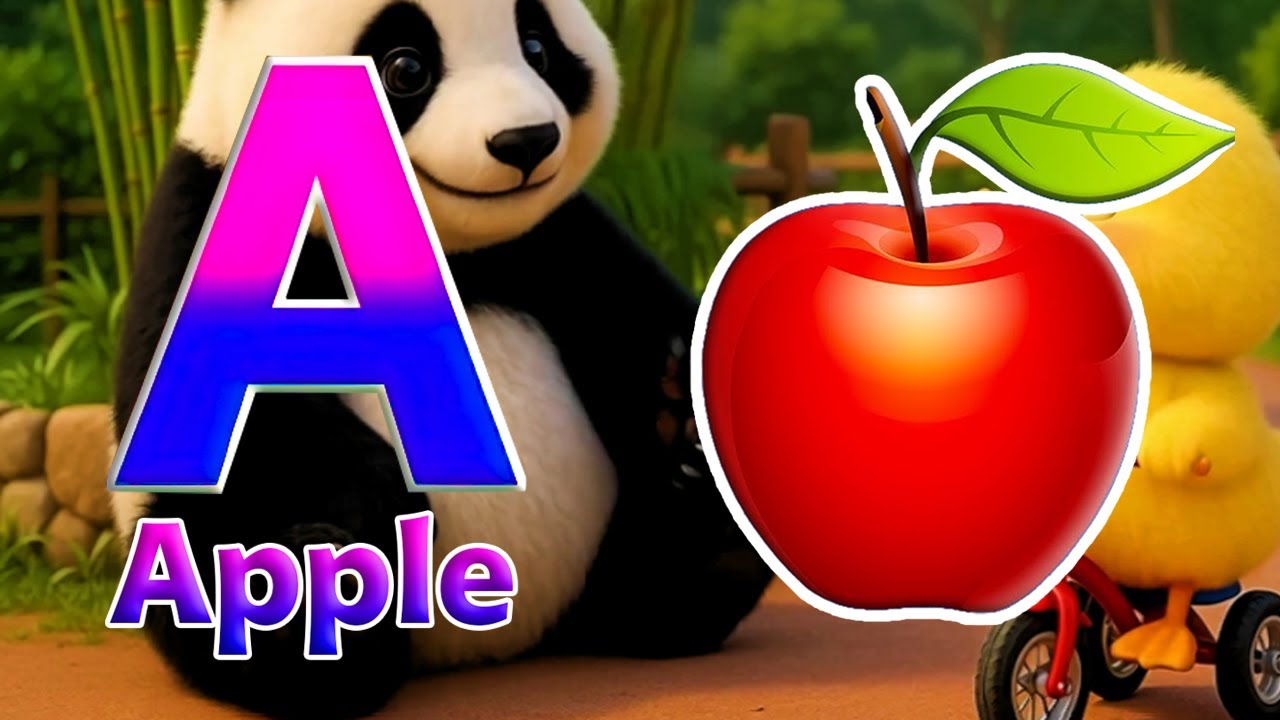 Phonics Song 2 with TWO Words in 3D - A For Airplane - ABC Alphabet Songs & Sounds 534