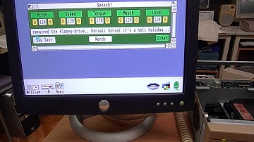 Acorn A5000 (William) -  Repaired a tiny  track of the floppy-drive Test#1...