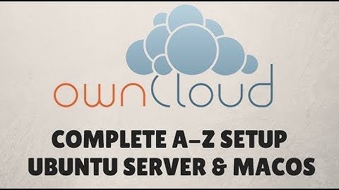 ownCloud Setup Ubuntu Server