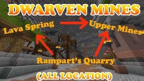 Hypixel Skyblock: All Locations In The Dwarven Mines!