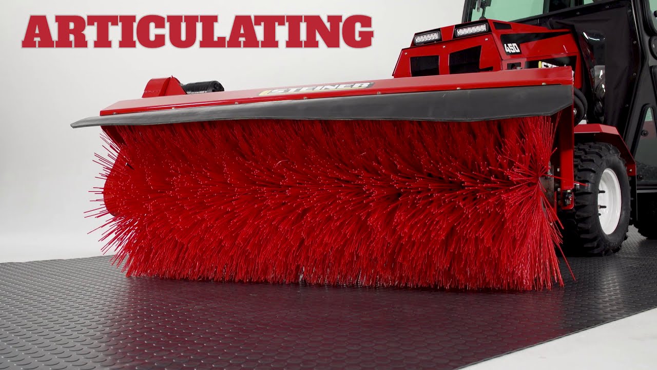Steiner Rotary Sweeper Attachment Overview YouTube