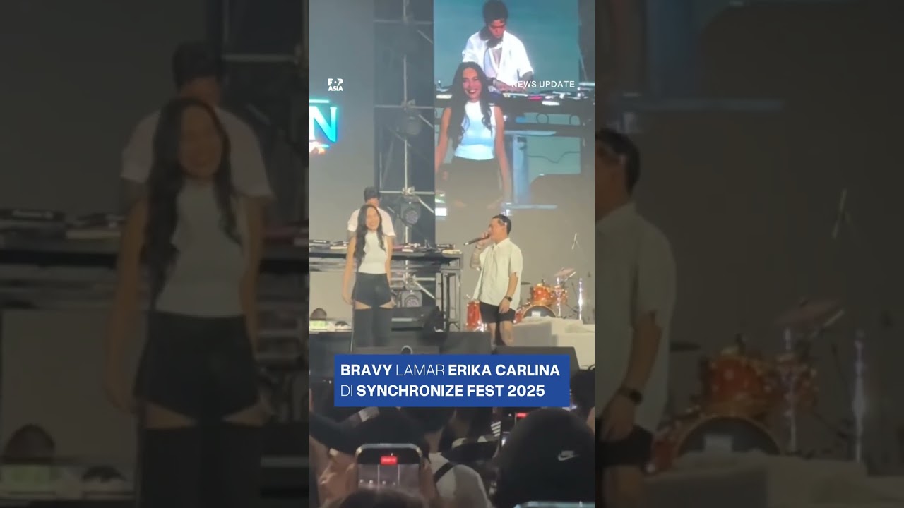 Detik-detik bravy ngelamar erika carlina #aaaclan #bravy #erikacarlina