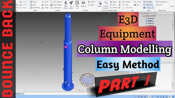 E3d Equipment modelling | Create Equipment in Aveva e3d part 1 | Easy Method (2020)