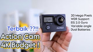 ACTION CAM 4K SEJUTAAN TERBAIK  REVIEW AKASO BRAVE 4 NEW VERSION