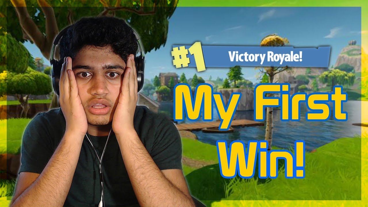 My First Win!!!  Fortnite: Battle Royale!