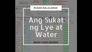Paano Gamitin ang “Soap Calculator” Para Malaman ang Sukat ng Lye at Water screenshot 3