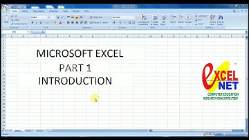 Introduction to Microsoft Excel | Part 1 | Excel Net Computers | Vikrant sir