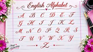 Full Cursive Alphabet A–Z ✍️ | Beautiful Cursive Handwriting | Learn & Practice Guide