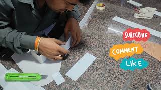 How to make a acrylic 3d letter making / ऐक्रेलिक 3D लेटर कैसे बनाएं #acrylicletter #3dletter