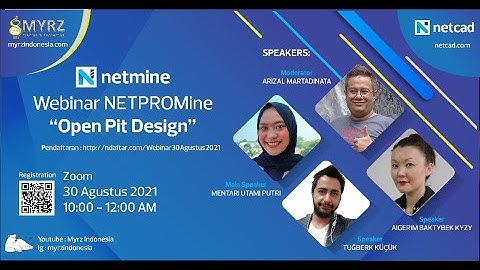 6th Webinar NETPROMine Open Pit Design