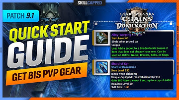 PATCH 9.1 QUICK START GUIDE (DO THIS FOR BiS PvP GEAR)