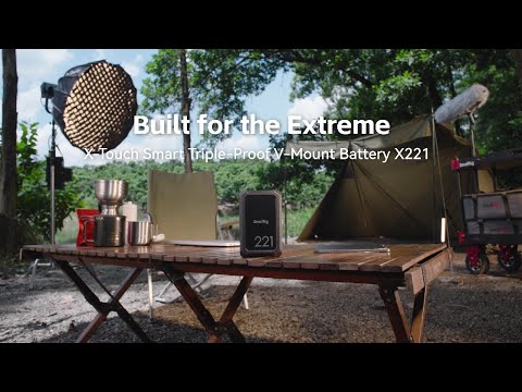 Built for the Extreme: SmallRig X221 Smart Triple-Proof V-Mount Battery