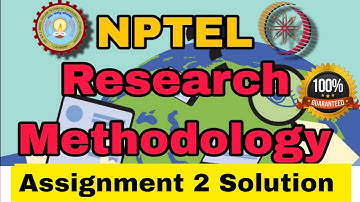 Research Methodology Week 2 Assignment 2 Solution 2025 #nptel #week2