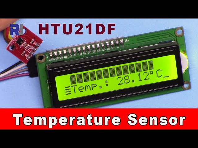 Display Temperature From Htu21D As Bargraph On Lcd With Arduino | Robojax -  Youtube