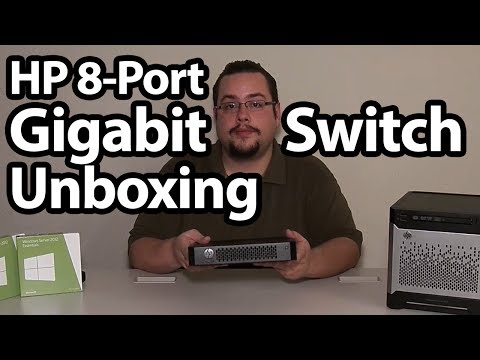 HP PS1810-8G 8-port Gigabit Switch Unboxing HP PS1810-8G 8-port Gigabit Switch Unboxing