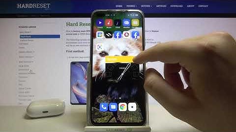 How to Add Widgets to the Home Screen on OPPO Reno4 Z 5G  – List of Widgets