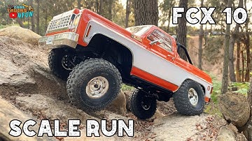 Chevrolet K5 Blazer Scale Run | RC Adventure | FMS FCX10 1/10 Crawler | Cars Trucks 4 Fun