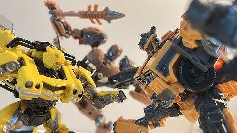 Bumblebee vs Battletrap feat.Cheetor : Rise of the Beasts Transformers Stop Motion