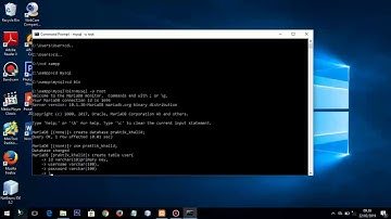 Tutorial membuat  procedure di database dari cmd